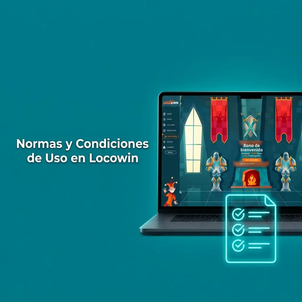 Normas y condiciones de uso en Locowin: edad mínima, cuenta única, veracidad de datos y cumplimiento legal